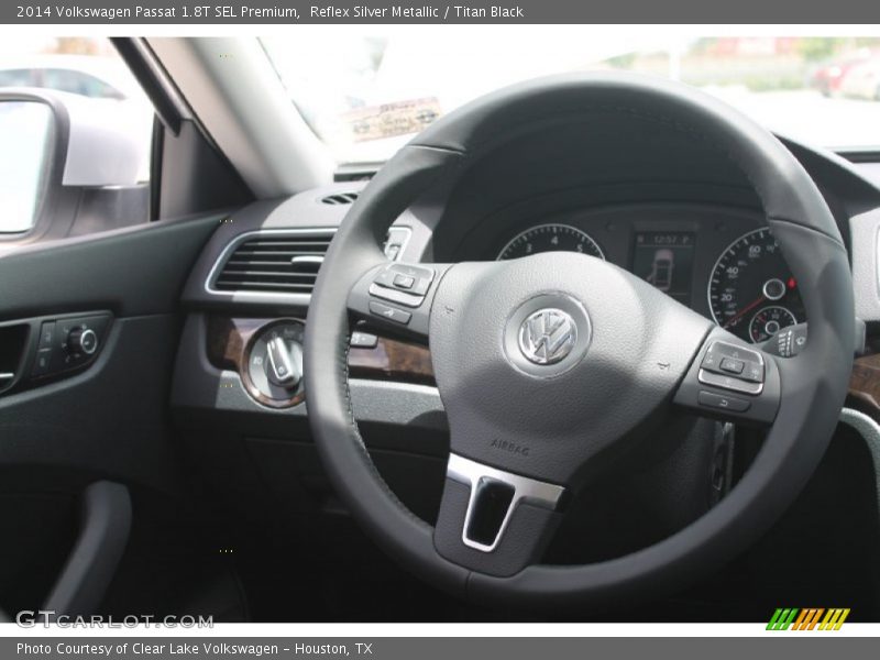 Reflex Silver Metallic / Titan Black 2014 Volkswagen Passat 1.8T SEL Premium