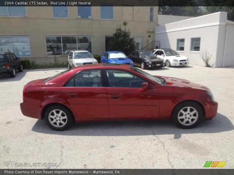 Red Line / Light Neutral 2004 Cadillac CTS Sedan