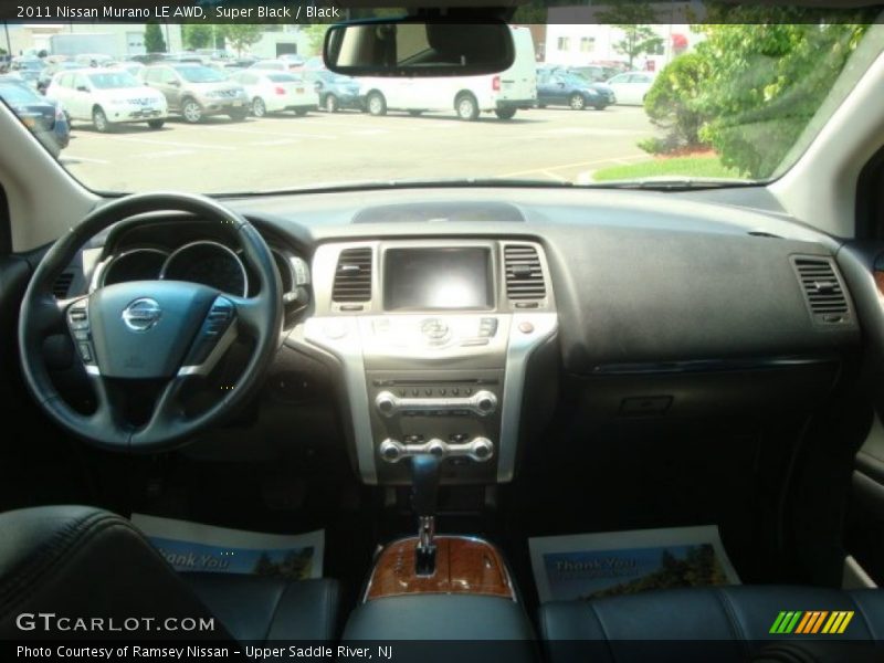Super Black / Black 2011 Nissan Murano LE AWD
