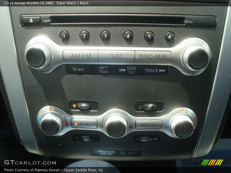 Super Black / Black 2011 Nissan Murano LE AWD