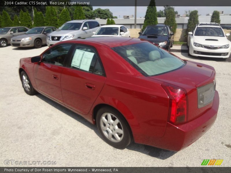 Red Line / Light Neutral 2004 Cadillac CTS Sedan