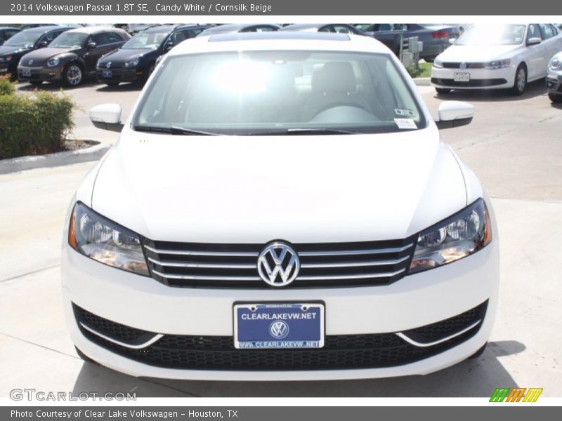 Candy White / Cornsilk Beige 2014 Volkswagen Passat 1.8T SE