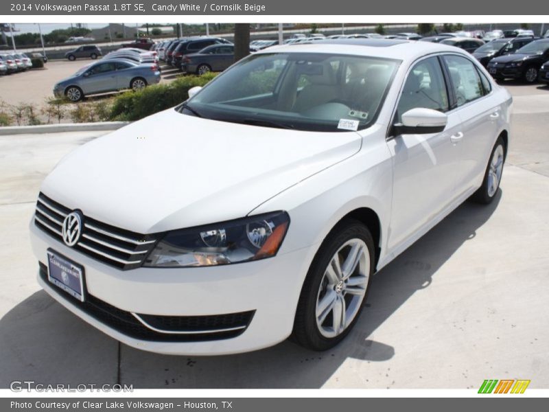 Candy White / Cornsilk Beige 2014 Volkswagen Passat 1.8T SE