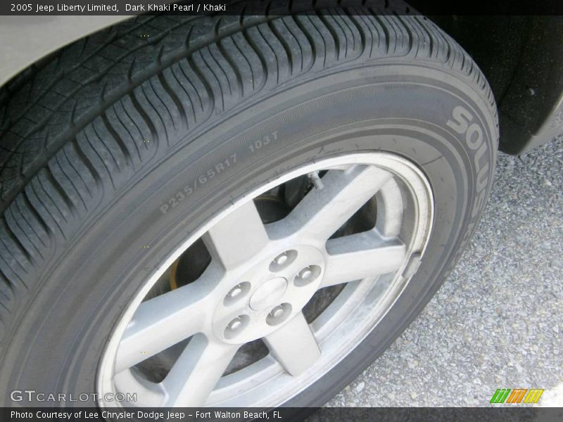 Dark Khaki Pearl / Khaki 2005 Jeep Liberty Limited