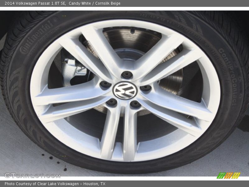 Candy White / Cornsilk Beige 2014 Volkswagen Passat 1.8T SE