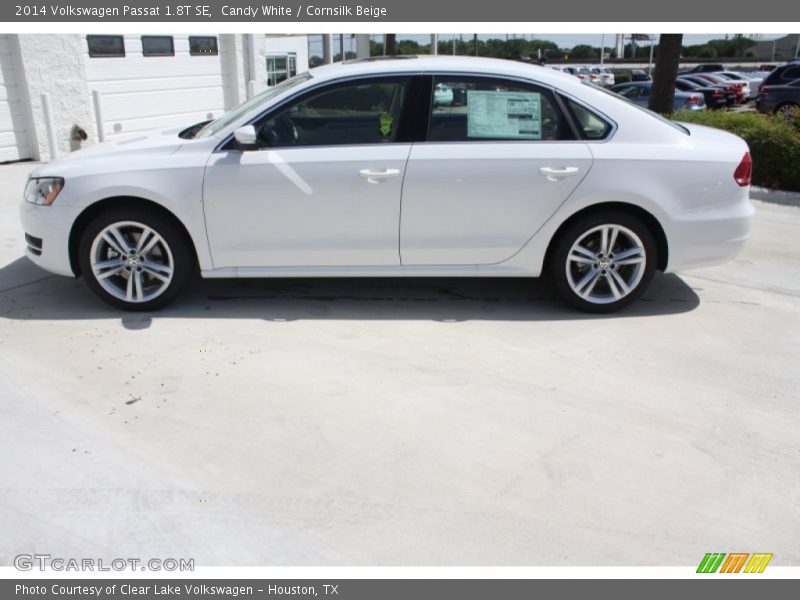 Candy White / Cornsilk Beige 2014 Volkswagen Passat 1.8T SE