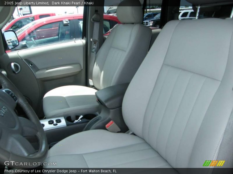 Dark Khaki Pearl / Khaki 2005 Jeep Liberty Limited