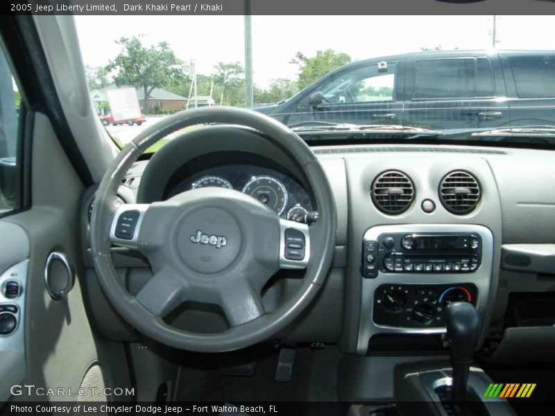 Dark Khaki Pearl / Khaki 2005 Jeep Liberty Limited
