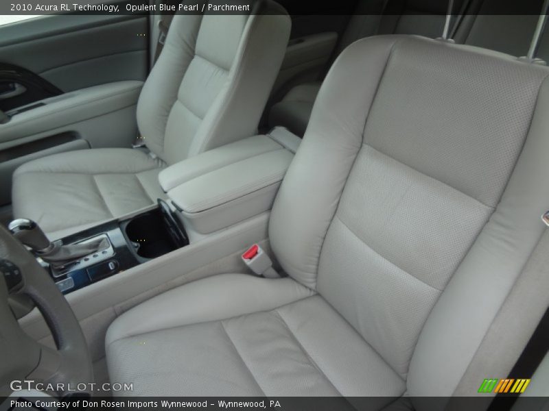 Opulent Blue Pearl / Parchment 2010 Acura RL Technology