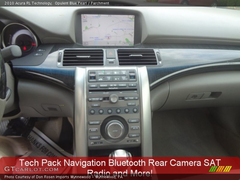 Opulent Blue Pearl / Parchment 2010 Acura RL Technology