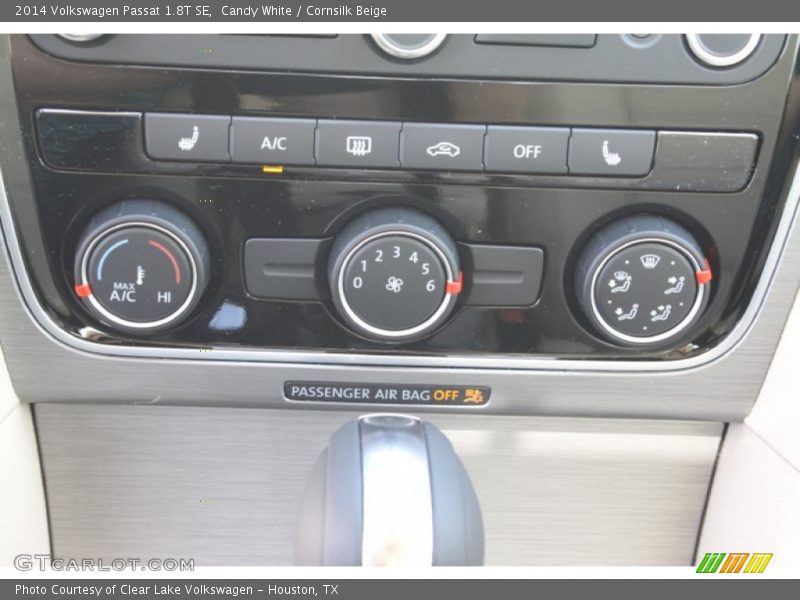 Candy White / Cornsilk Beige 2014 Volkswagen Passat 1.8T SE
