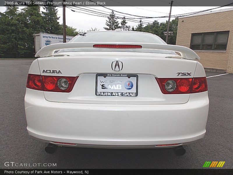 Premium White Pearl / Ebony Black 2006 Acura TSX Sedan