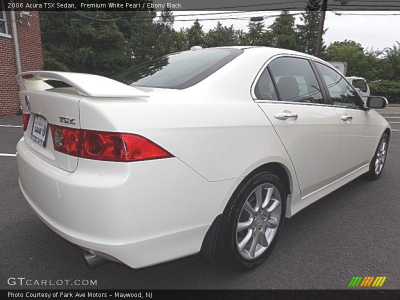 Premium White Pearl / Ebony Black 2006 Acura TSX Sedan