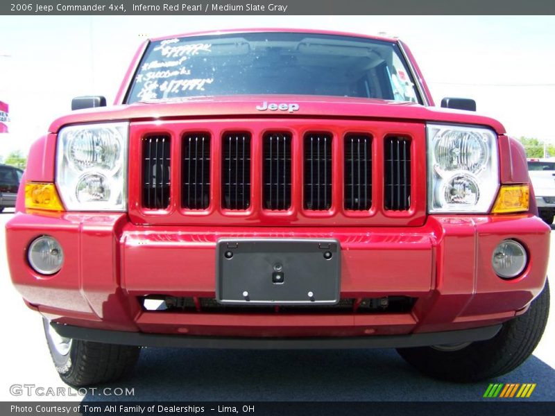Inferno Red Pearl / Medium Slate Gray 2006 Jeep Commander 4x4