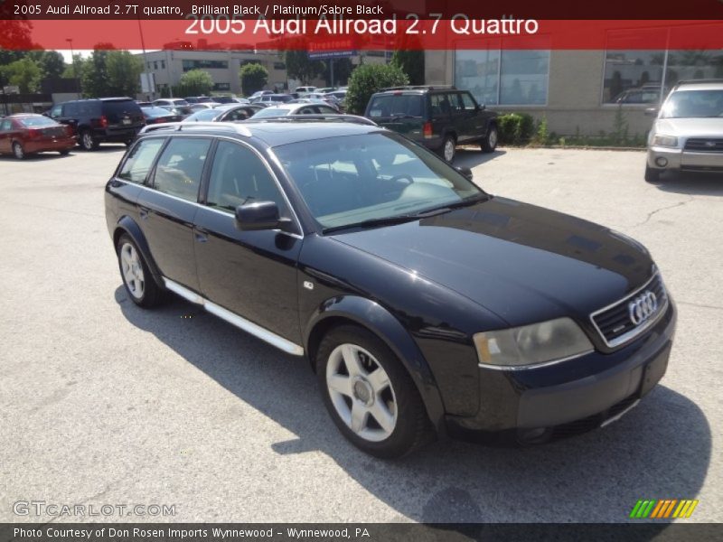 Brilliant Black / Platinum/Sabre Black 2005 Audi Allroad 2.7T quattro