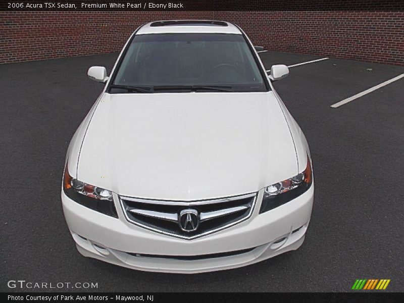 Premium White Pearl / Ebony Black 2006 Acura TSX Sedan
