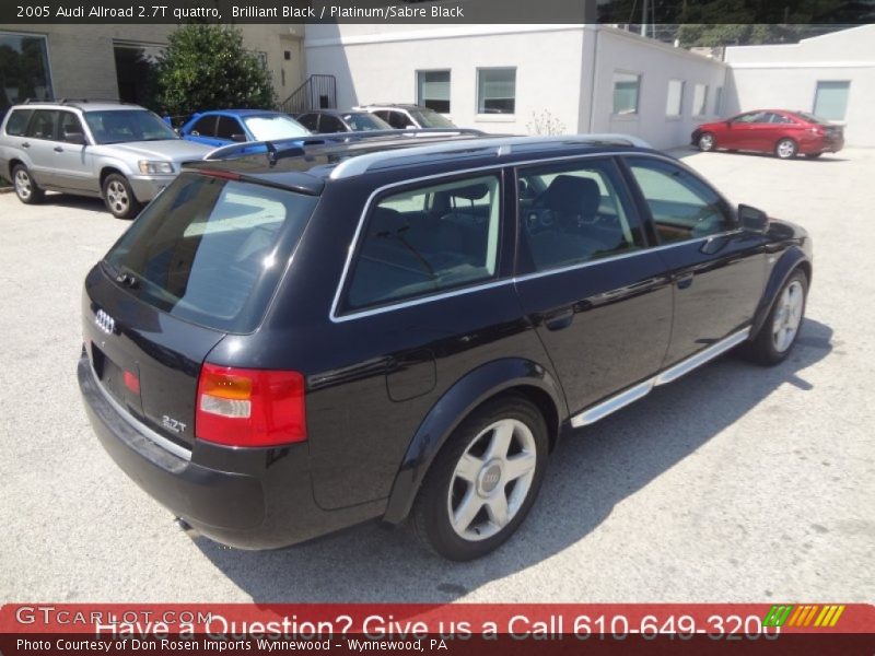 Brilliant Black / Platinum/Sabre Black 2005 Audi Allroad 2.7T quattro
