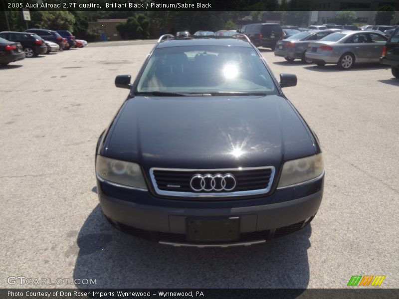 Brilliant Black / Platinum/Sabre Black 2005 Audi Allroad 2.7T quattro