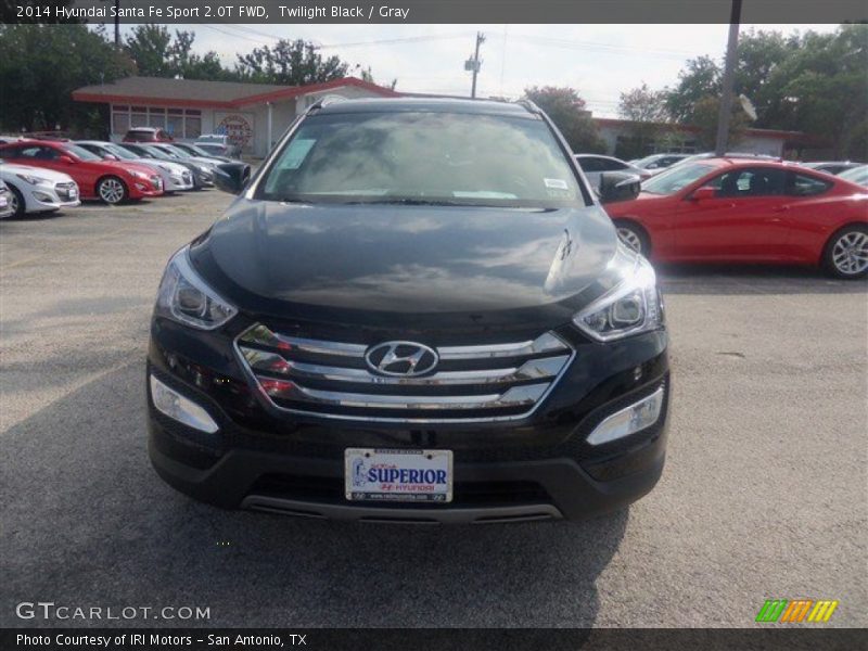 Twilight Black / Gray 2014 Hyundai Santa Fe Sport 2.0T FWD