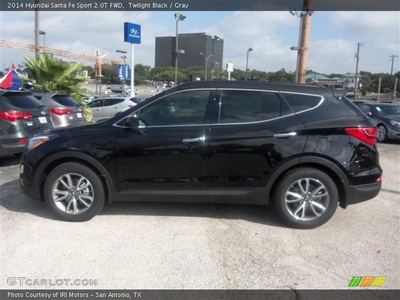 Twilight Black / Gray 2014 Hyundai Santa Fe Sport 2.0T FWD