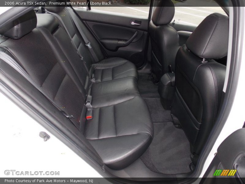 Premium White Pearl / Ebony Black 2006 Acura TSX Sedan
