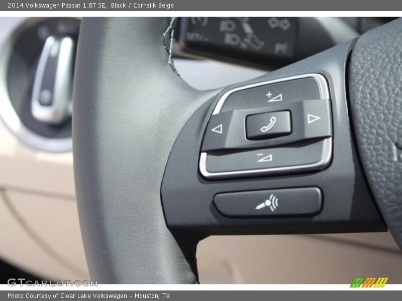 Black / Cornsilk Beige 2014 Volkswagen Passat 1.8T SE