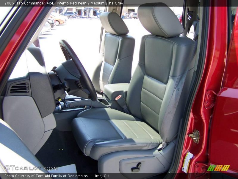 Inferno Red Pearl / Medium Slate Gray 2006 Jeep Commander 4x4