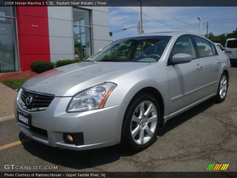 Radiant Silver Metallic / Frost 2008 Nissan Maxima 3.5 SE