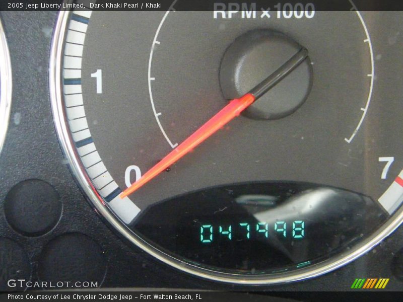 Dark Khaki Pearl / Khaki 2005 Jeep Liberty Limited