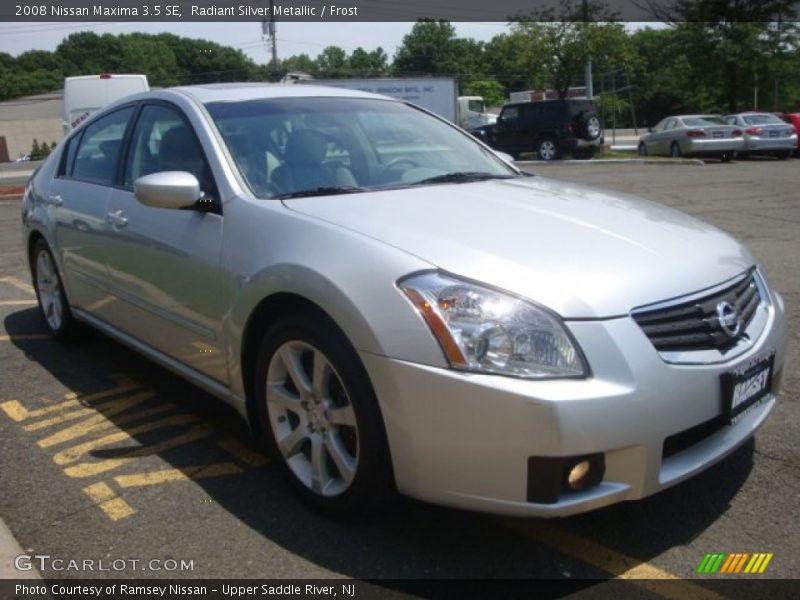 Radiant Silver Metallic / Frost 2008 Nissan Maxima 3.5 SE