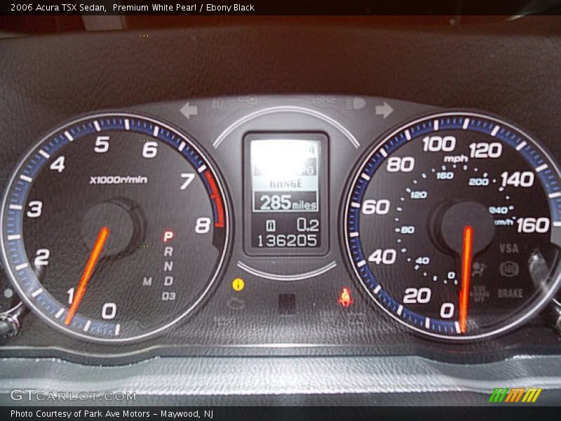  2006 TSX Sedan Sedan Gauges