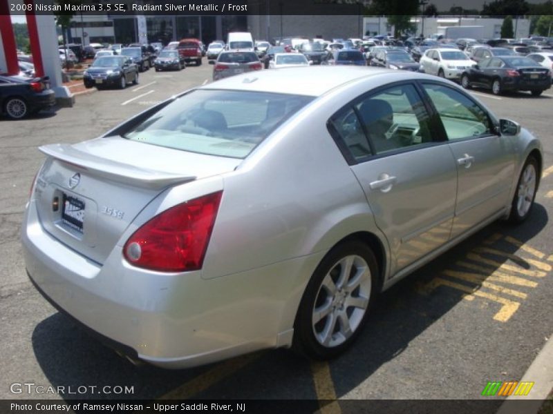 Radiant Silver Metallic / Frost 2008 Nissan Maxima 3.5 SE