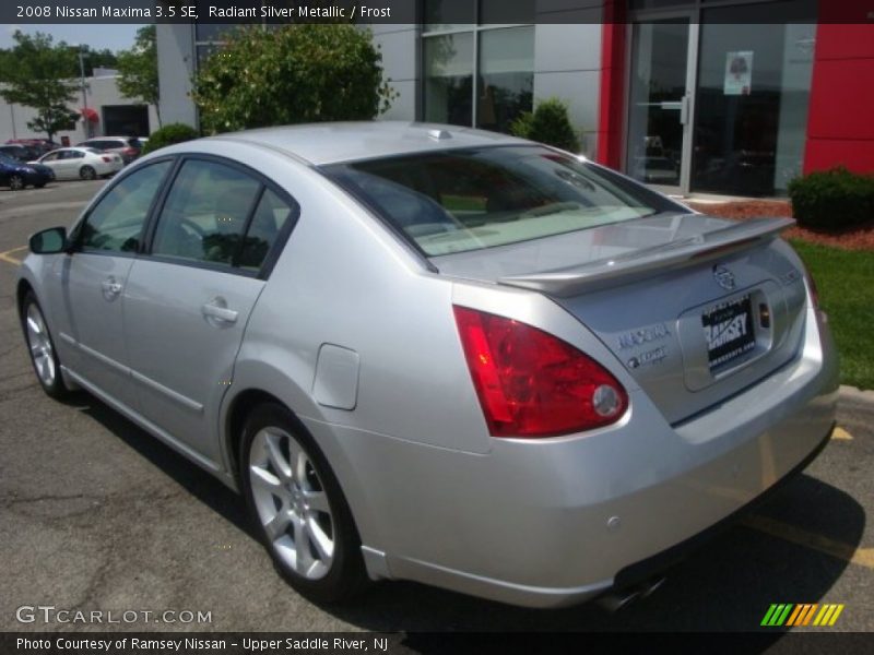 Radiant Silver Metallic / Frost 2008 Nissan Maxima 3.5 SE
