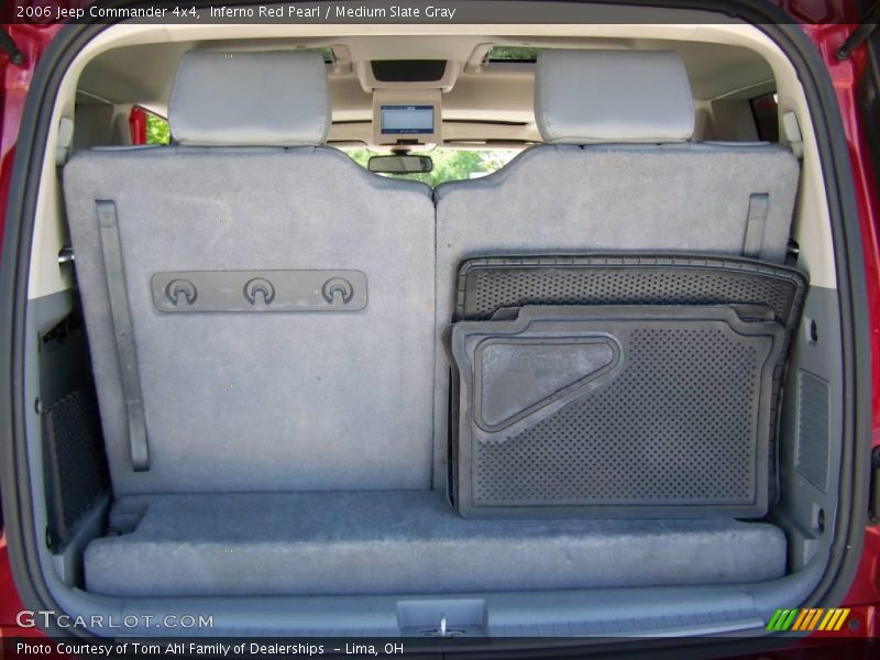 Inferno Red Pearl / Medium Slate Gray 2006 Jeep Commander 4x4
