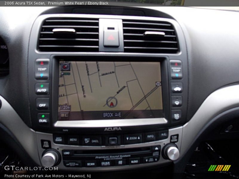 Premium White Pearl / Ebony Black 2006 Acura TSX Sedan