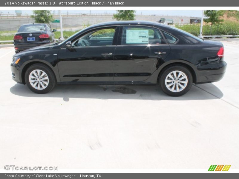 Black / Titan Black 2014 Volkswagen Passat 1.8T Wolfsburg Edition