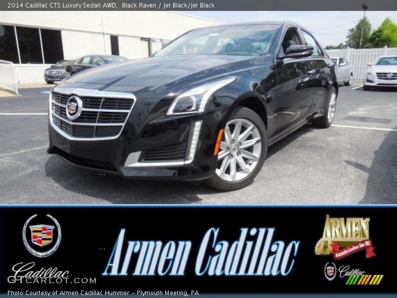 Black Raven / Jet Black/Jet Black 2014 Cadillac CTS Luxury Sedan AWD