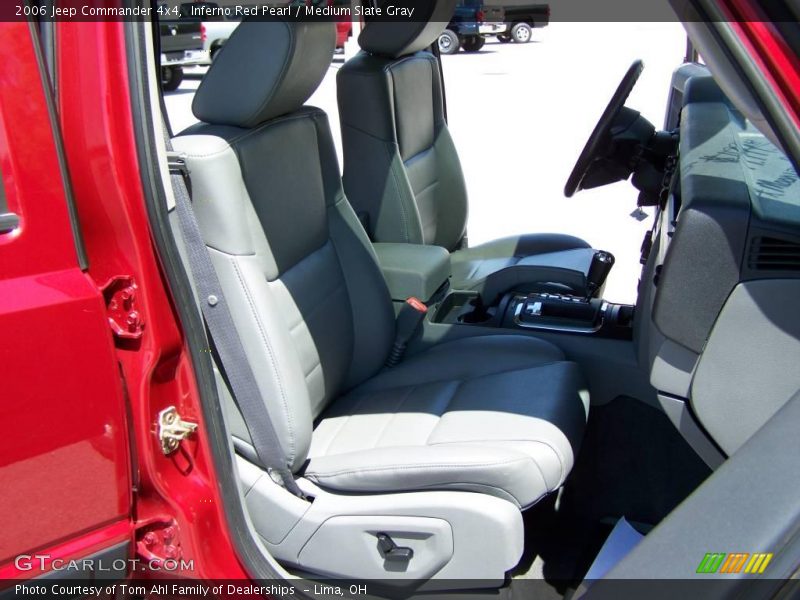 Inferno Red Pearl / Medium Slate Gray 2006 Jeep Commander 4x4