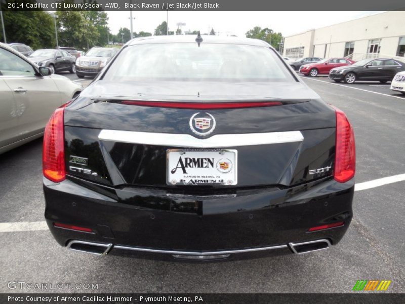 Black Raven / Jet Black/Jet Black 2014 Cadillac CTS Luxury Sedan AWD