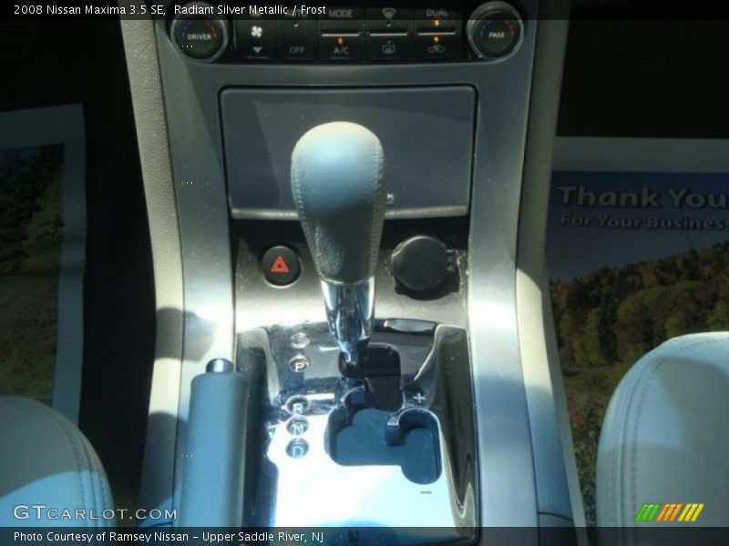 Radiant Silver Metallic / Frost 2008 Nissan Maxima 3.5 SE
