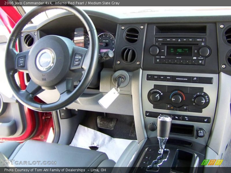 Inferno Red Pearl / Medium Slate Gray 2006 Jeep Commander 4x4