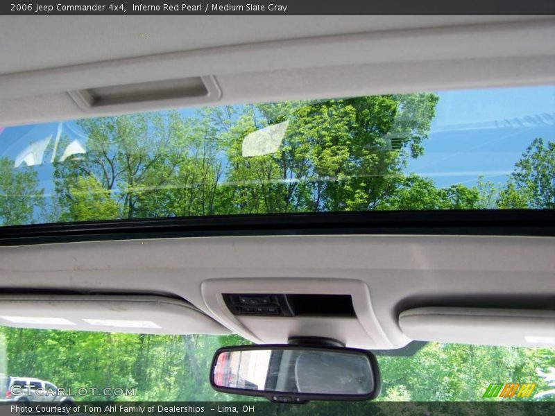 Inferno Red Pearl / Medium Slate Gray 2006 Jeep Commander 4x4