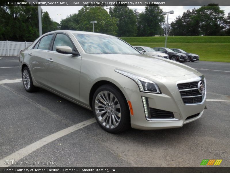 Front 3/4 View of 2014 CTS Luxury Sedan AWD