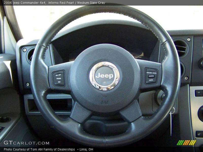 Inferno Red Pearl / Medium Slate Gray 2006 Jeep Commander 4x4