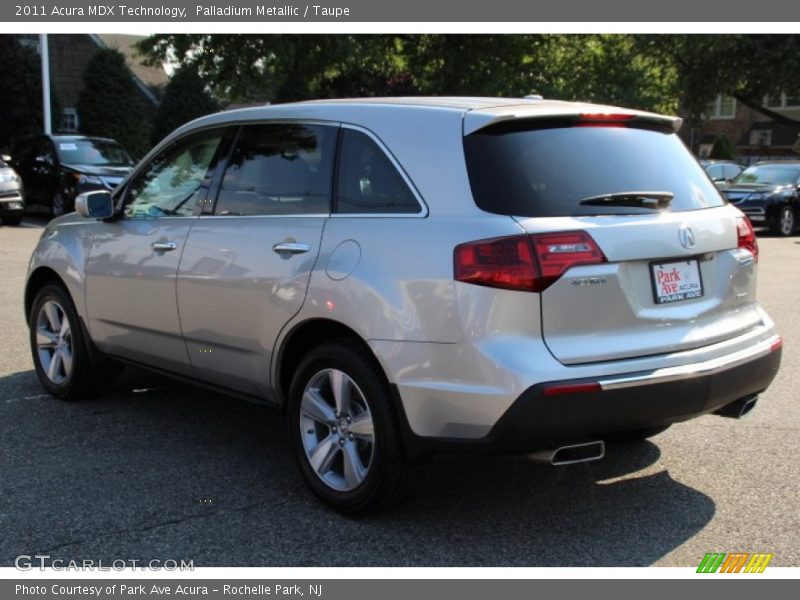 Palladium Metallic / Taupe 2011 Acura MDX Technology