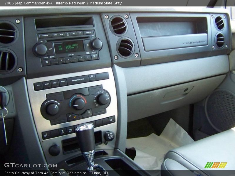Inferno Red Pearl / Medium Slate Gray 2006 Jeep Commander 4x4