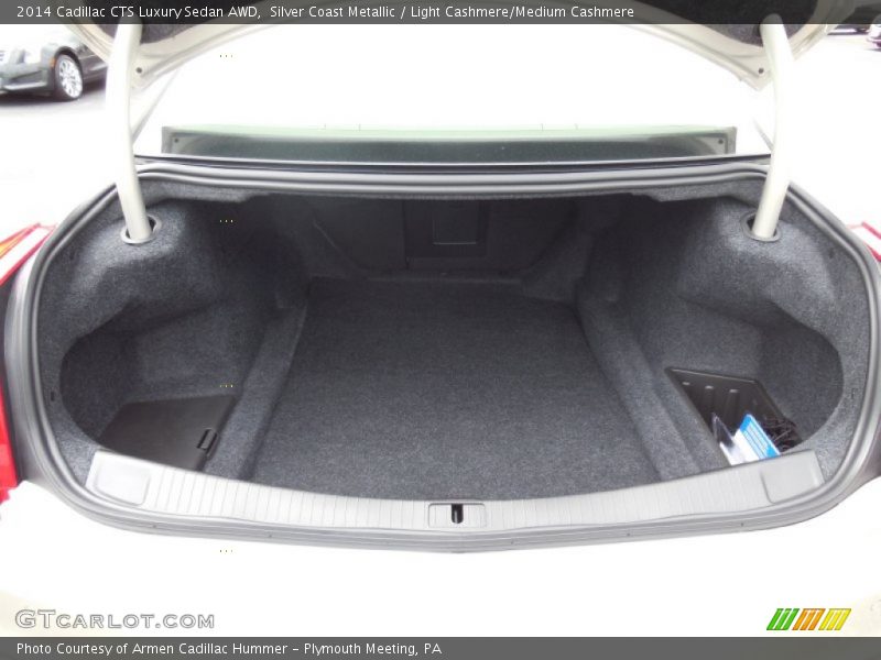 Silver Coast Metallic / Light Cashmere/Medium Cashmere 2014 Cadillac CTS Luxury Sedan AWD