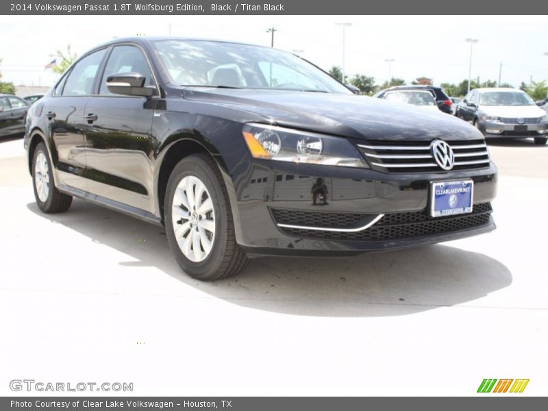Black / Titan Black 2014 Volkswagen Passat 1.8T Wolfsburg Edition
