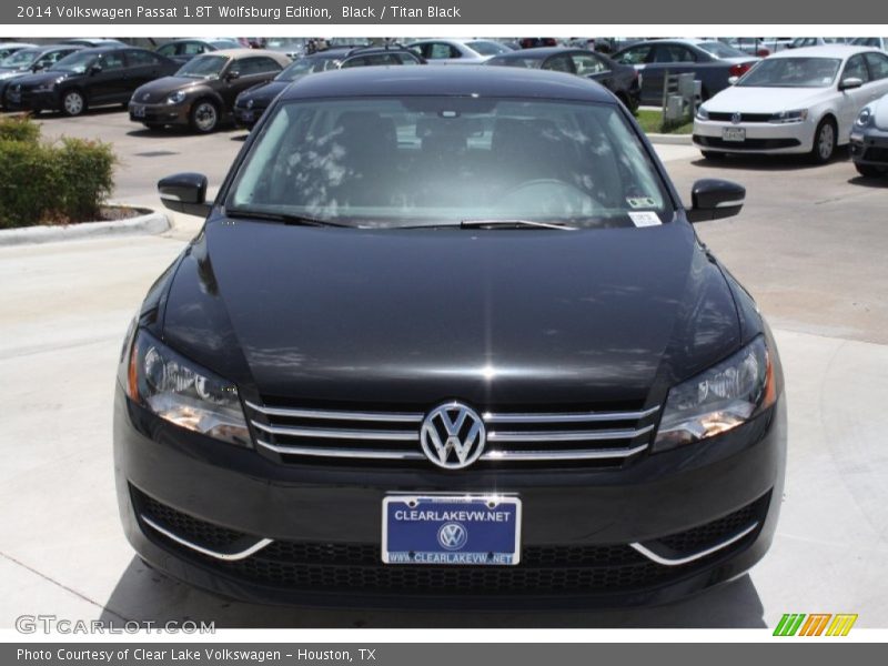 Black / Titan Black 2014 Volkswagen Passat 1.8T Wolfsburg Edition