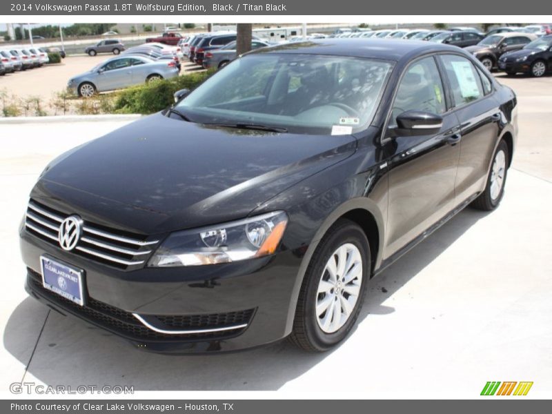 Black / Titan Black 2014 Volkswagen Passat 1.8T Wolfsburg Edition